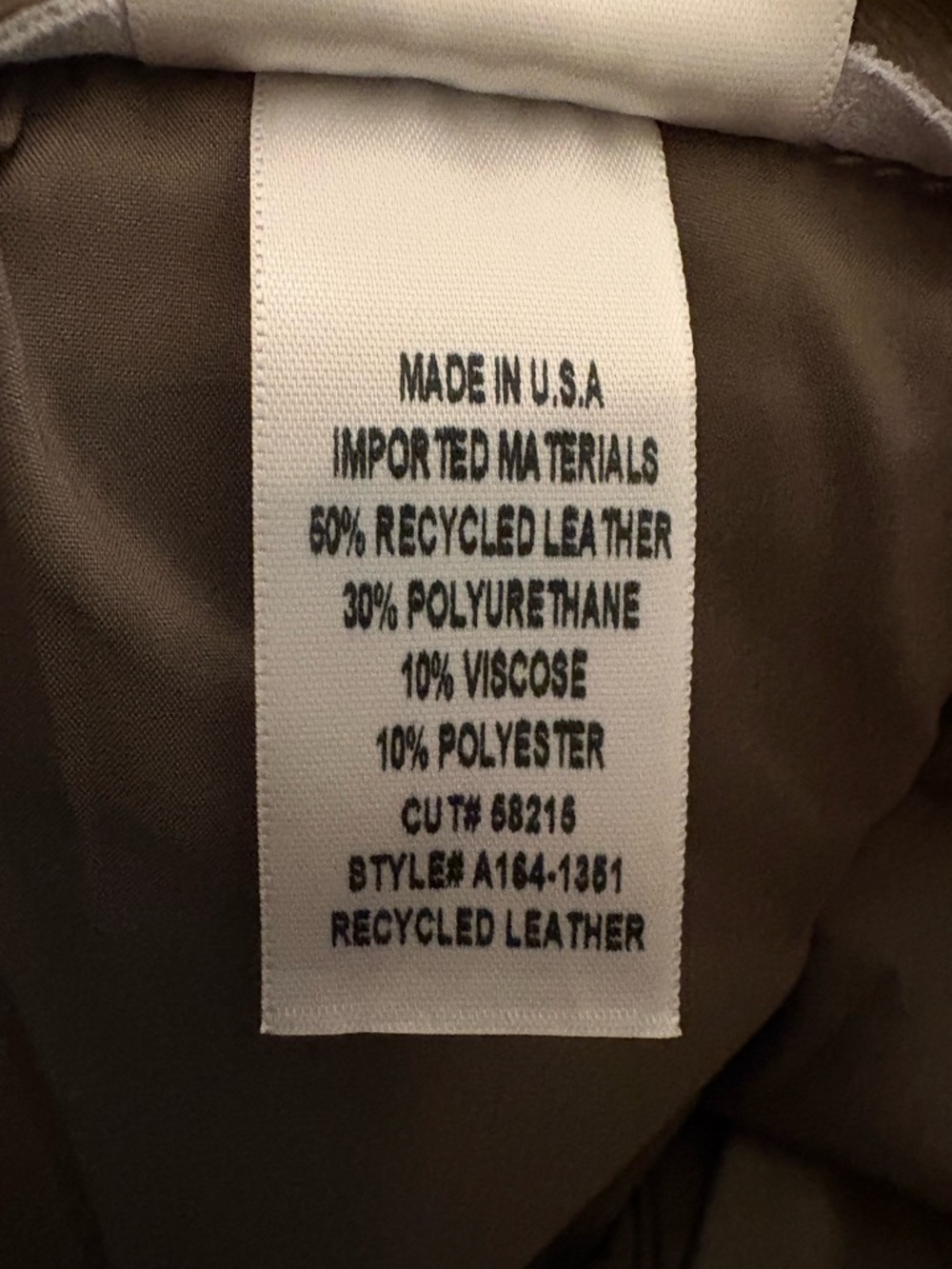 AGOLDE 90s Pinch Waist Recycled Leather Pants Taupe Patent High Rise 28 - Picture 7 of 11